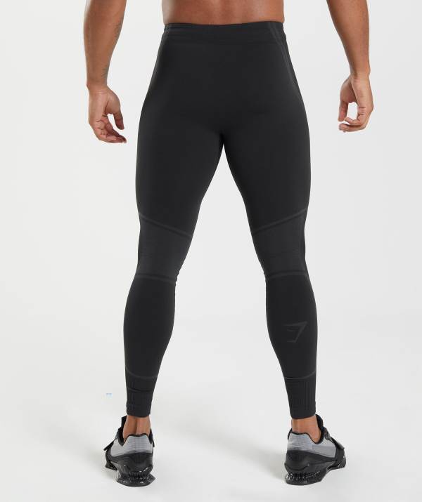 Panske Pancuchy Gymshark 315 Seamless Čierne Siva / Siva | ZI8610792